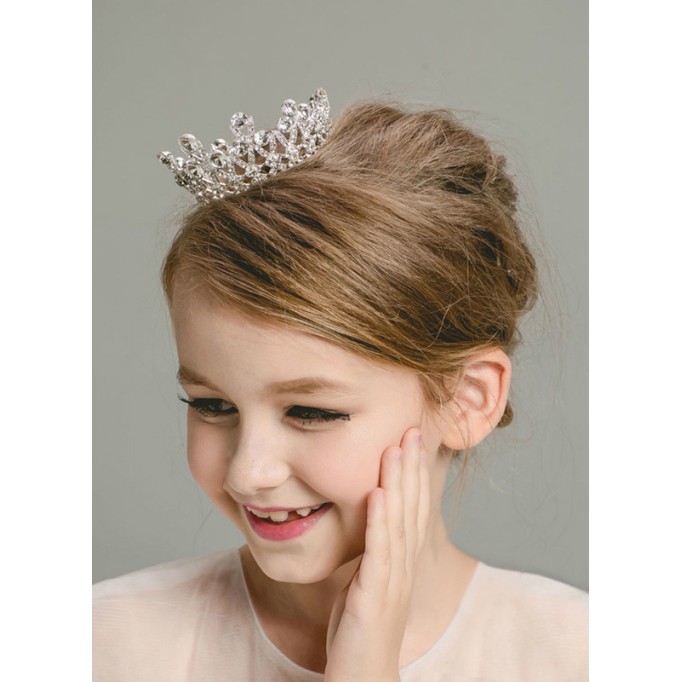 Flower Girl Alloy/Rhinestones Fenduchs With Rhinestones