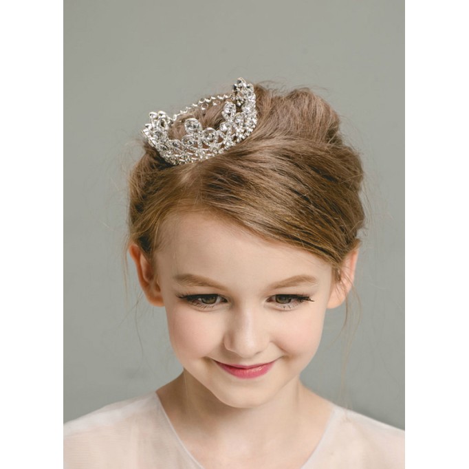 Flower Girl Alloy/Rhinestones Fenduchs With Rhinestones