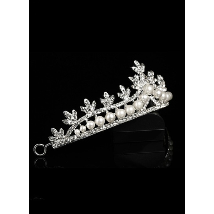 Flower Girl Alloy/Imitation Pearls/Rhinestones Fenduchs With Rhinestones/Beading
