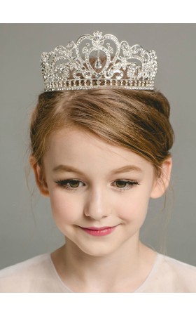 Flower Girl Alloy/Rhinestones Fenduchs With Rhinestones