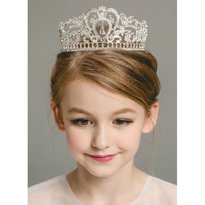 Flower Girl Alloy/Rhinestones Fenduchs With Rhinestones