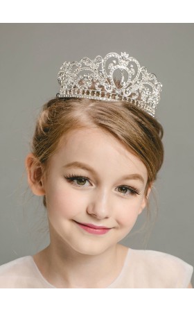 Flower Girl Alloy/Rhinestones Fenduchs With Rhinestones