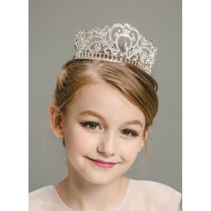 Flower Girl Alloy/Rhinestones Fenduchs With Rhinestones