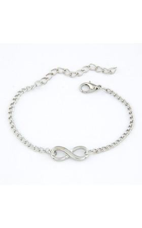 Ladies' Fashionable Alloy With Irregular Rhinestone Bracelets