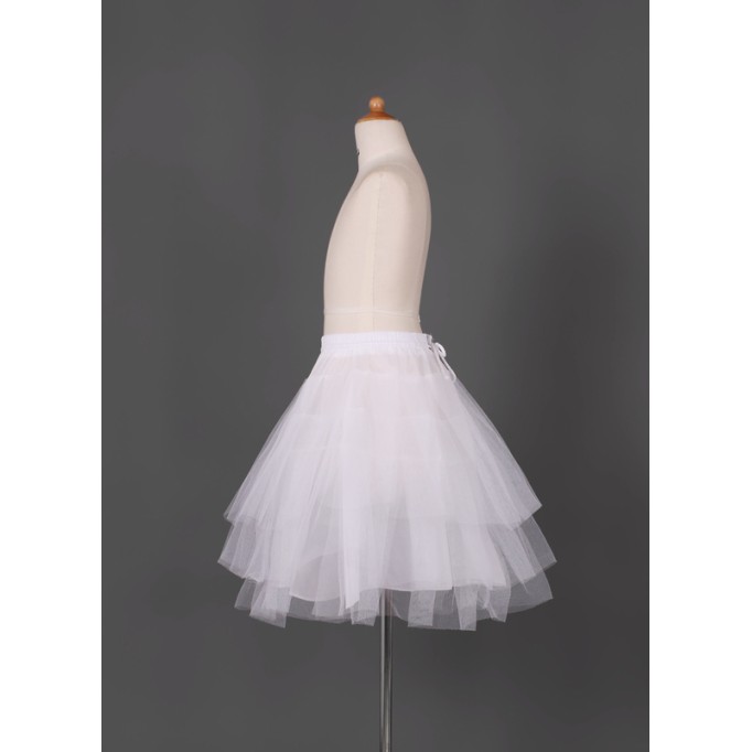 Flower Girl Tulle/Taffeta Full Gown Slip