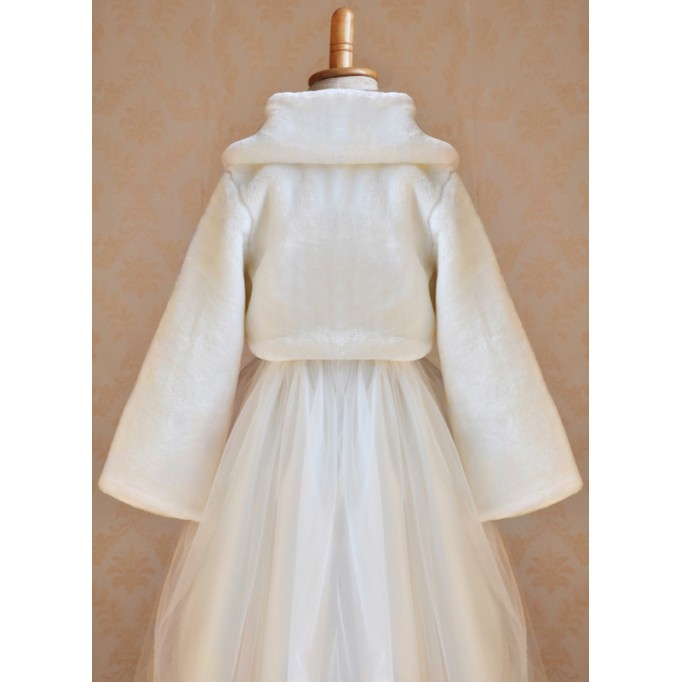 Flower Girl Faux Fur Wraps