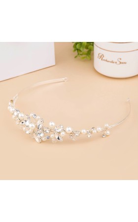 Headpiece/Crowns & Fenduchs Elegant With Rhinestone