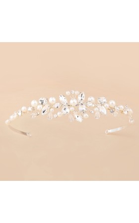 Headpiece/Crowns & Fenduchs Elegant With Rhinestone