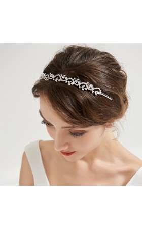 Headpiece/Crowns & Fenduchs Elegant With Rhinestone (Sold in single piece)