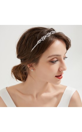 Headpiece/Crowns & Fenduchs Elegant With Rhinestone (Sold in single piece)