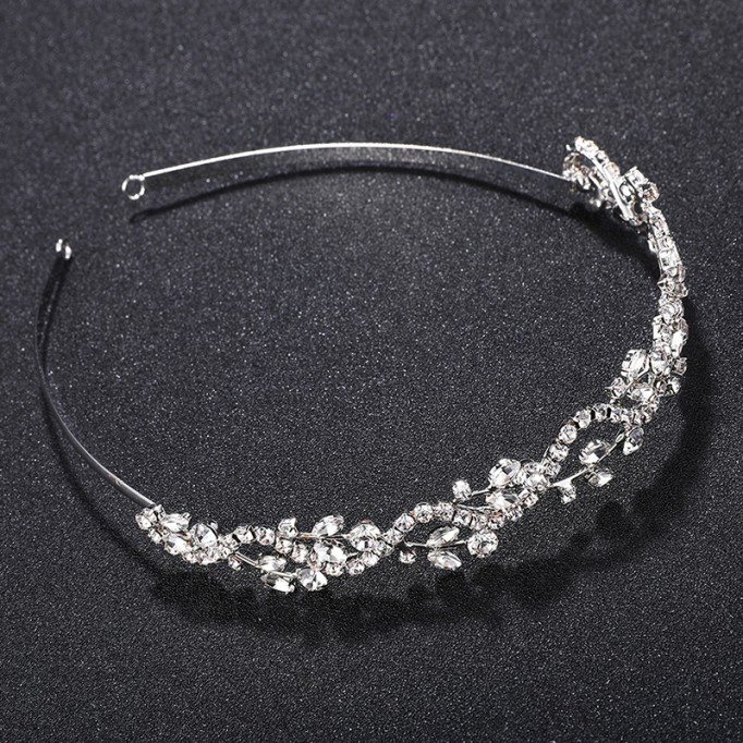 Headpiece/Crowns & Fenduchs Elegant With Rhinestone (Sold in single piece)