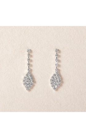 Ladies' Fashionable Alloy With Irregular Cubic Zirconia Jewelry Sets