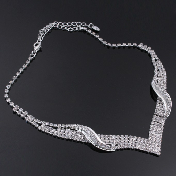 Ladies' Elegant Alloy With Irregular Cubic Zirconia Jewelry Sets